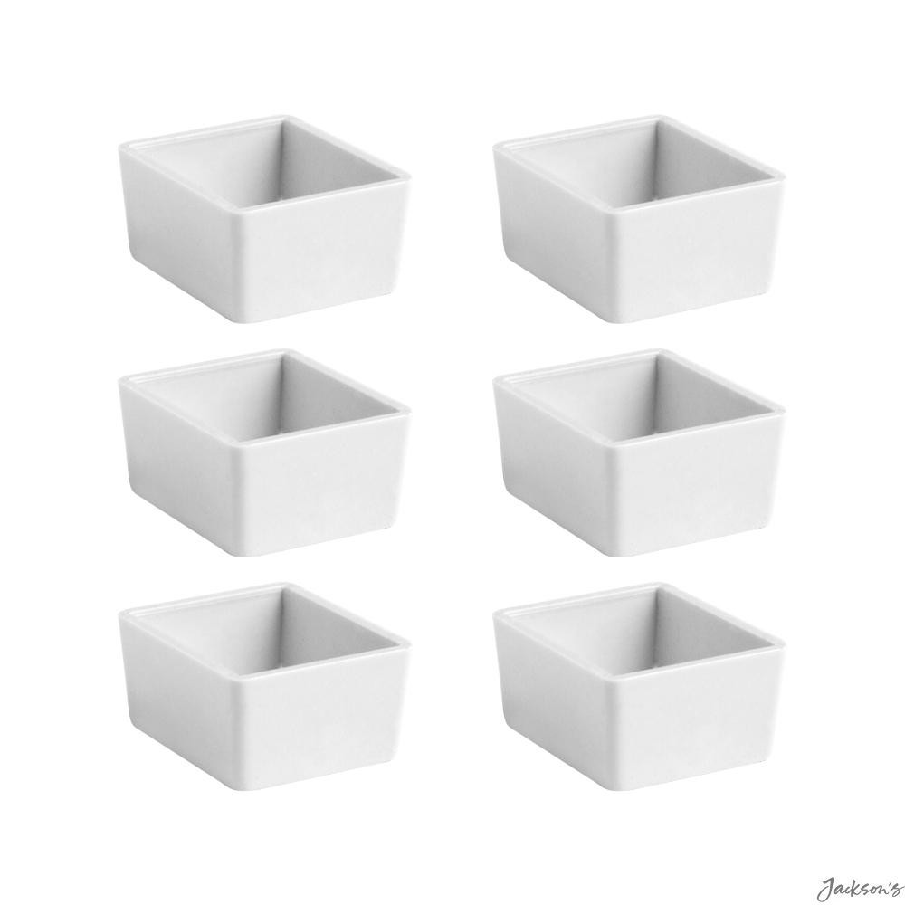 Jackson's : Empty Plastic Half Pan : Set of 6 : 20 x 16 x 9mm Watercolour Pan...