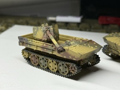 Raupenschlepper Ost RSO Pak40 RESIN - Like Bolt Action 28mm - FULLY PAINTED
