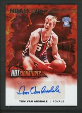 2024-25 TOM VAN ARSDALE AUTO PANINI HOOPS HOT SIGNATURES AUTOGRAPHS