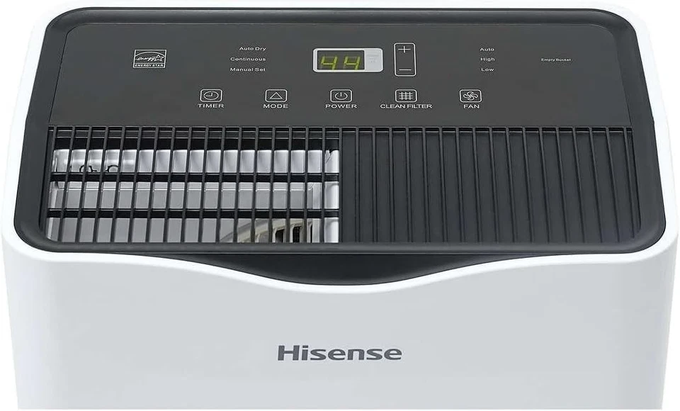 Deshumidificador Hisense 35 pintas, 3 velocidades, 3000 pies cuadrados, HD3524 (reacondicionado) Foto 3 de 4