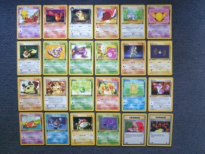 Pokemon Wizards' Team Rocket English Ed1 - Common Set (24 cards) - NearMint - Photo 1/4