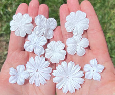 Mulberry Paper Flowers 100 PCS, Handmade Mixed Floral Embellishments for Scrapbo