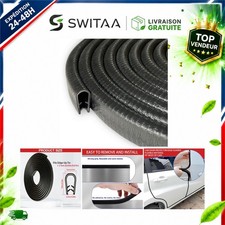Protection bord tôle voiture profilé U caoutchouc noir 5 m