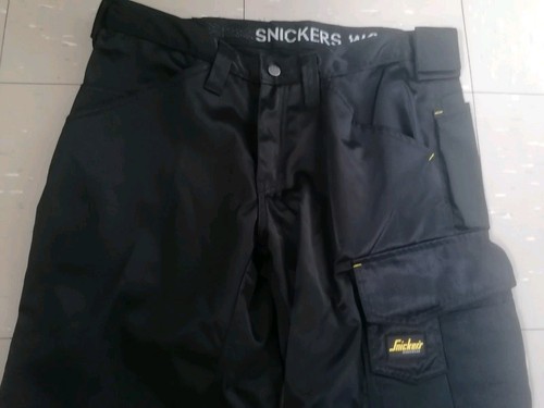 Pantalones de trabajo Snickers Workwear Craftsmen negros duratwill 3312 talla 92 W33 L30 - Imagen 3 de 11
