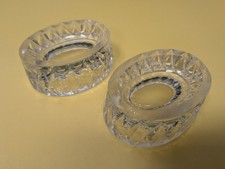 Antike Bleikristall Tischsalze x 2