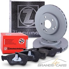ZIMMERMANN BREMSSCHEIBEN + BEL&Auml;GE VORNE F&Uuml;R MERCEDES BENZ SLK R170 200 230