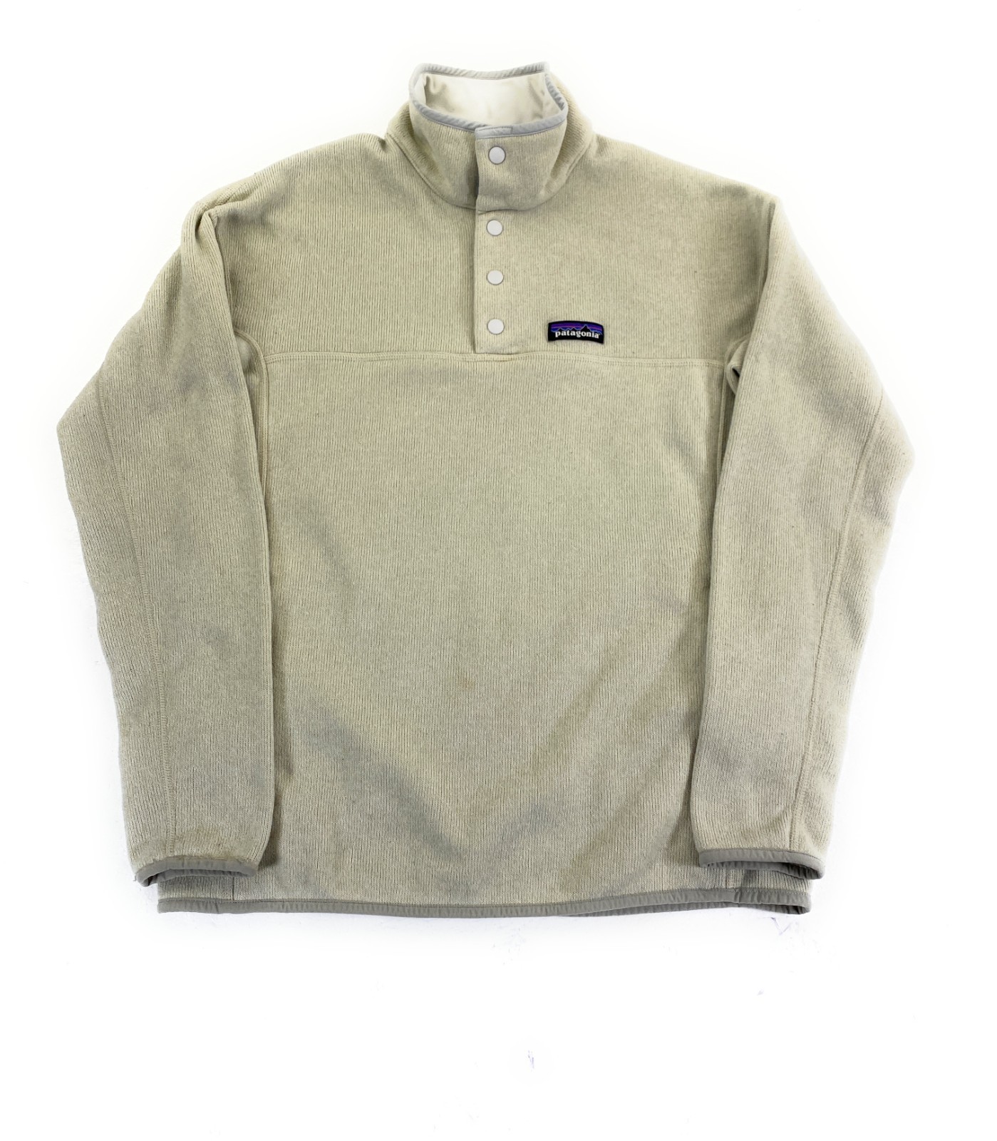 Patagonia Women's Lightweight Marsupial Better Sweater Pullover Beige Medium