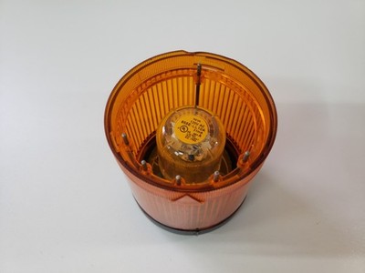 Allen-Bradley 855T-B10TL5 Ser. C Steady LED Stack Light Amber 120v