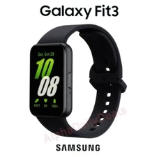 NEW Samsung Galaxy Fit3 Bluetooth Aluminum Smartwatch 40mm Dark Gray 2025