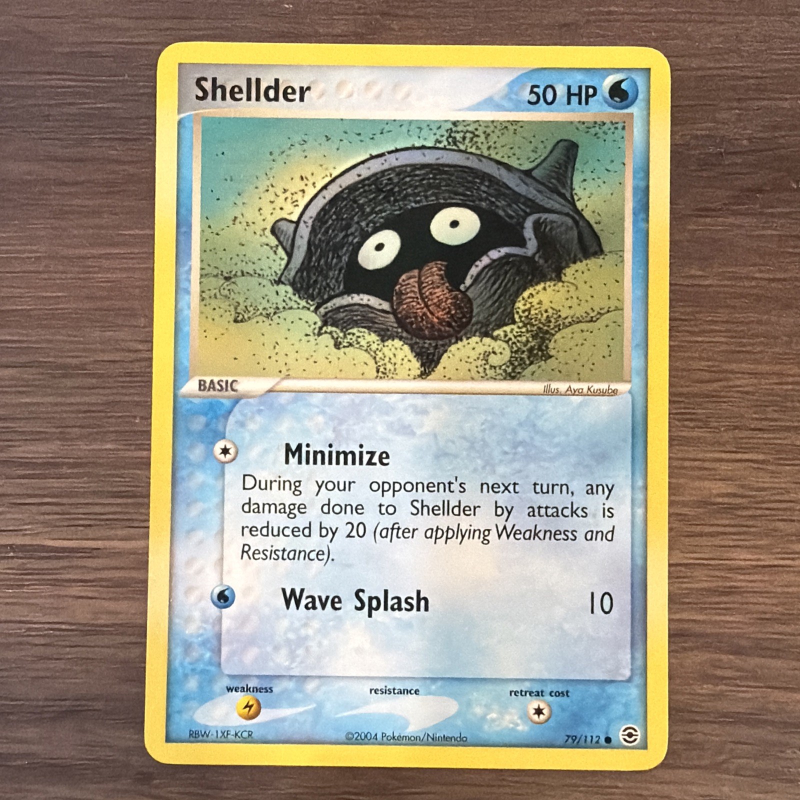 Pokémon Shellder 79/112 RG FireRed & LeafGreen NM