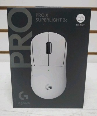 Logitech Pro x Superlight 2c - Lightspeed Gaming Mouse (White) New, Sealed