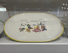 Nintendo Store NY Super Mario Home Collection Ceramic Platter NWT Mario Luigi