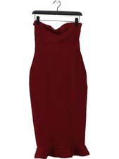 House Of CB London Bodycon Midi Dress M in Red
