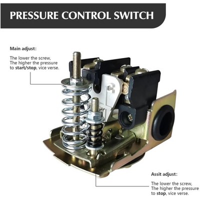 Auto Control Well Pressure Switch 40-60psi`