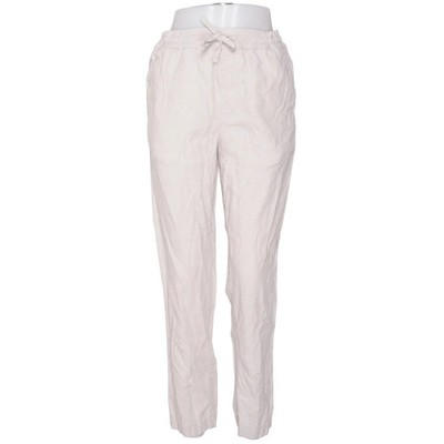 Cubus, Hose, Größe: M, Beige, Leinen/Viskose, Einfarbig, Damen #QiQ