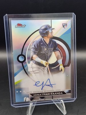 2023 Topps Finest - Finest Autographs Jonathan Aranda #FA-JA (AU, RC)