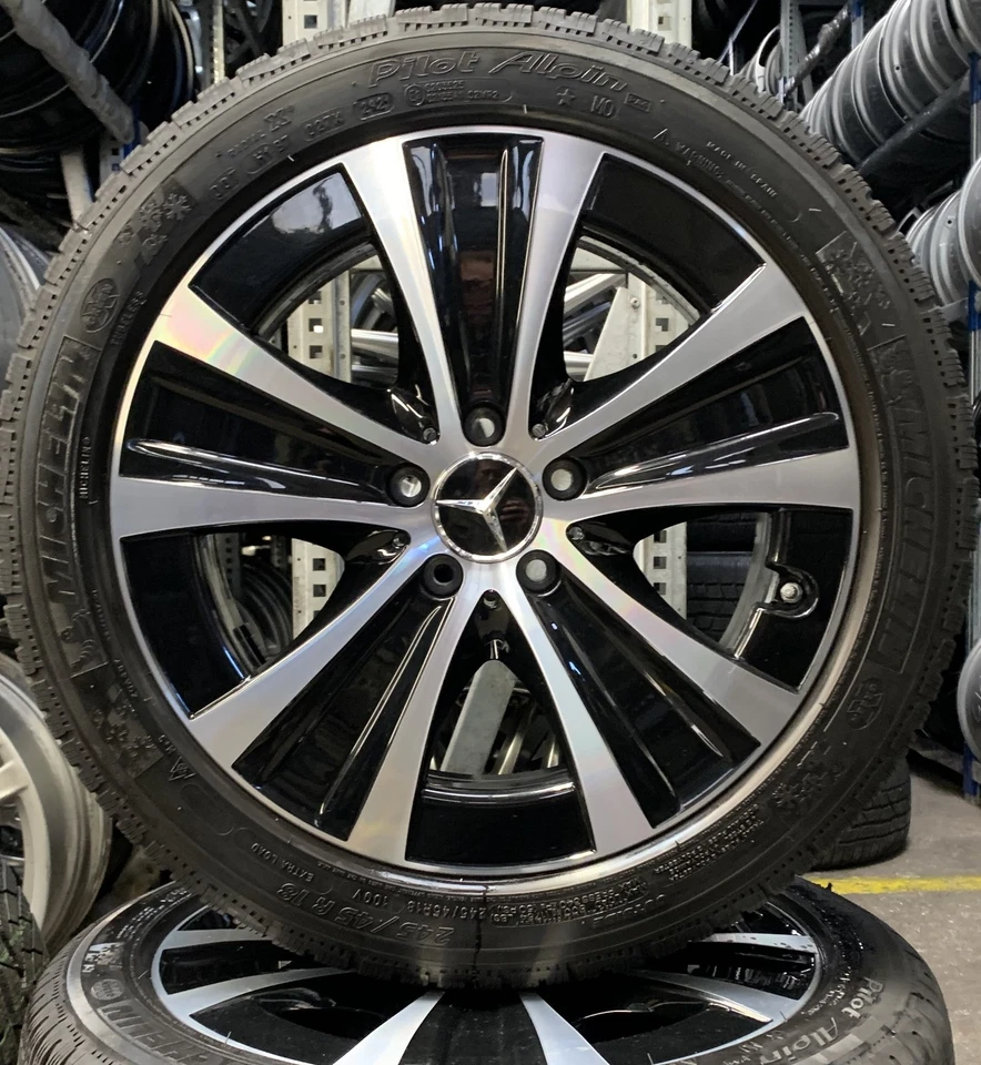 4x Original Mercedes-Benz Roues d'hiver 245/45 R18 100V für E-Klasse W213 C213 - Bild 2 von 3