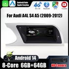 8.8" Android 14 Autoradio CarPlay 64GB GPS CAM Für Audi A4/A5 B8 S4 S5 2009-2012