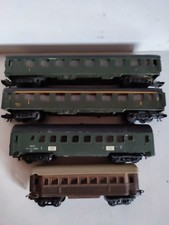 HO LOT 4 WAGON 2 JOUEF VOITURE DE VOYAGEUR  AMENAGE ET 2 LIMA  1 PARIS LILLE