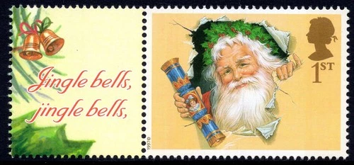 GB 2002 1st Class Christmas Ex Smiler Sheet SG LS10 MNH Unmounted Mint