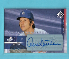 2003 SP Authentic DON SUTTON Los Angeles Dodgers AUTO Insert /245 