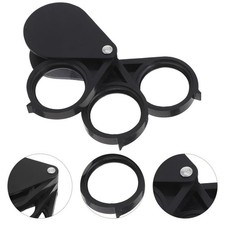 2 PCS High Clarity Folding Magnifier Collapsible Magnifying Glass