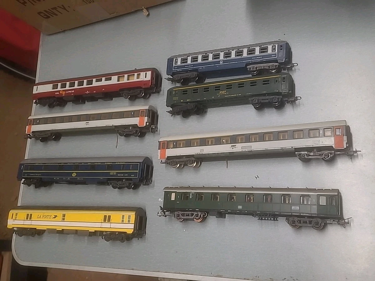 Boîte De Voiture Pullman Jouef Réf 5610 – Train électrique HO SNCF Vintage, Occasion