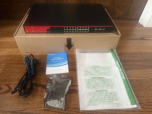 ienRON 22 Port 2.5Gb Managed Layer 3 Network Switch 16x2.5Gb Base-T + 6x10Gb SPF - Picture 11 of 13