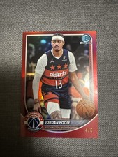 2025-26 Bowman Basketball CHROME BCV-97 Jordan Poole Red REFRACTOR /5
