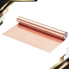 Copper Sheet Roll 3500mm x 200mm x 0.01mm Pure Copper Strip Copper Flashing