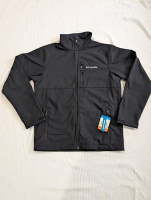 NWT Black Columbia Men's Ascender Softshell Jacket Black M