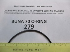 279 O-ring 13" ID x 13-1/4" OD x 1/8" thick. Buna 70. Quan 1.