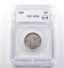 1925 Standing Liberty Quarter VF25 ICG *3765