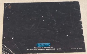 GOLF NOTICE SEUL MANUAL ONLY NINTENDO NES USA