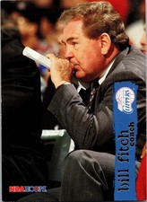  1995 Bill Fitch Coach Clippers 181 NBA Properties Basketball Sport Trading Card