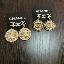 Metal Enamel Pearl Women's Earrings Birthday Gift Earrings 86