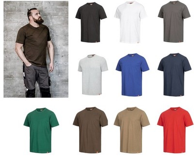 T-Shirt Arbeitsshirt Herren Arbeitskleidung Nitras Motion Tex Light