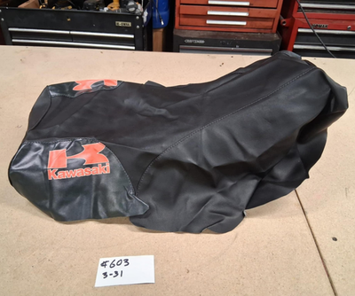 #ad Kawasaki Lakota 300 Mojave 250 Seat Cover Black Vinyl Seat Cover $44.99
