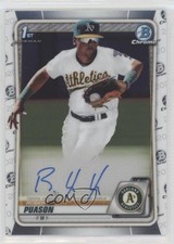 2020 Bowman Chrome Prospects Auto Robert Puason #CPA-RP Auto 0l44