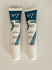 2 x No7 Protect & Perfect Lip Care 10ml x 2 = 20ml Brand New