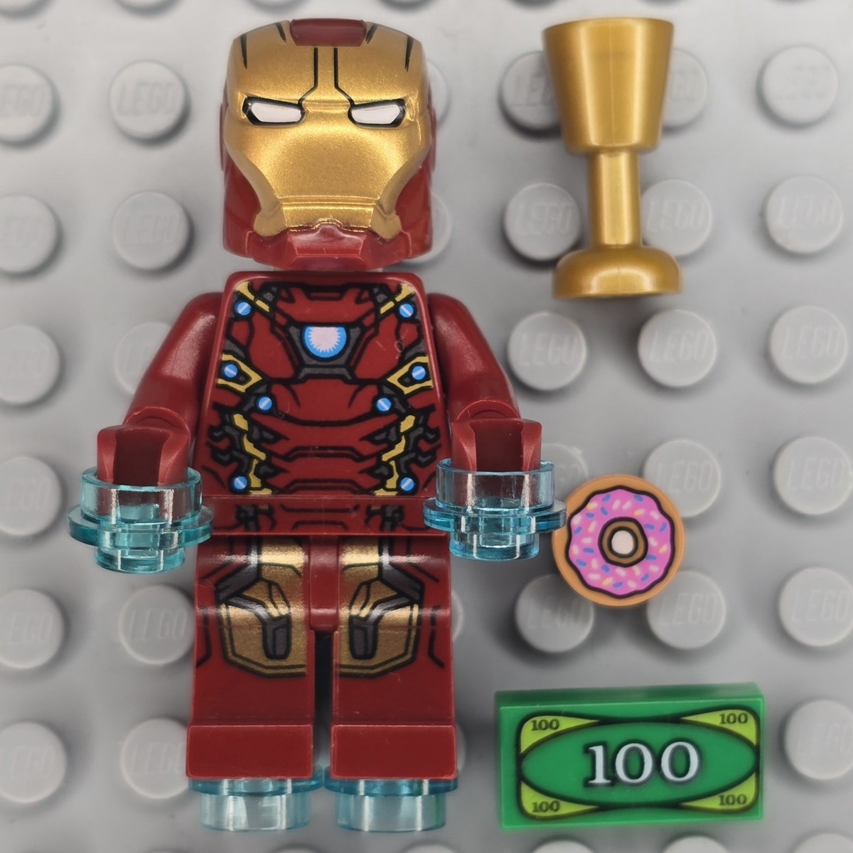 Lego Marvel Super Heroes Minifigure SH0254 Iron Man Mark 46 Armor