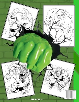Hulk Coloring Book: Amazing Fu - VERY GOOD