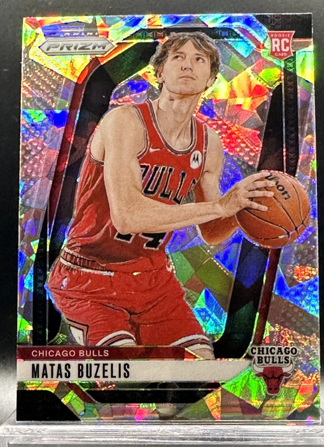 2024-25 Panini Prizm - Matas Buzelis #252 Ice Prizm (RC)