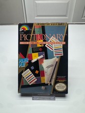 Pictionary Nintendo NES CIB Complete in Box w/ Manual Authentic