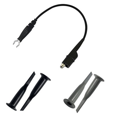 Oszilloskop Probe Ground Lead Wire Kabel Klemme Clip Sonde Kappe Haken Zubehör