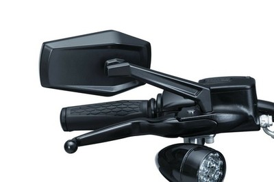 Kuryakyn Hex Mirrors, Satin Black 5919