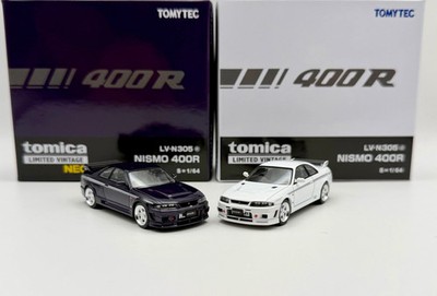 Tomica Limited Vintage 1:64 Nissan 400R(Midnight Purple/Crystal White)LV-N305d/e