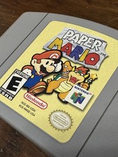 Paper Mario Nintendo 64 N64 Authentic Cleaned & Tested