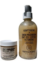 Youth To The People Supershroom Calm Cleanser Moisturizer Bundle NEW Full Size