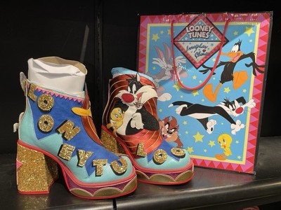 Irregular Choice Looney Tunes That's All Folks! Boots EU39 US8